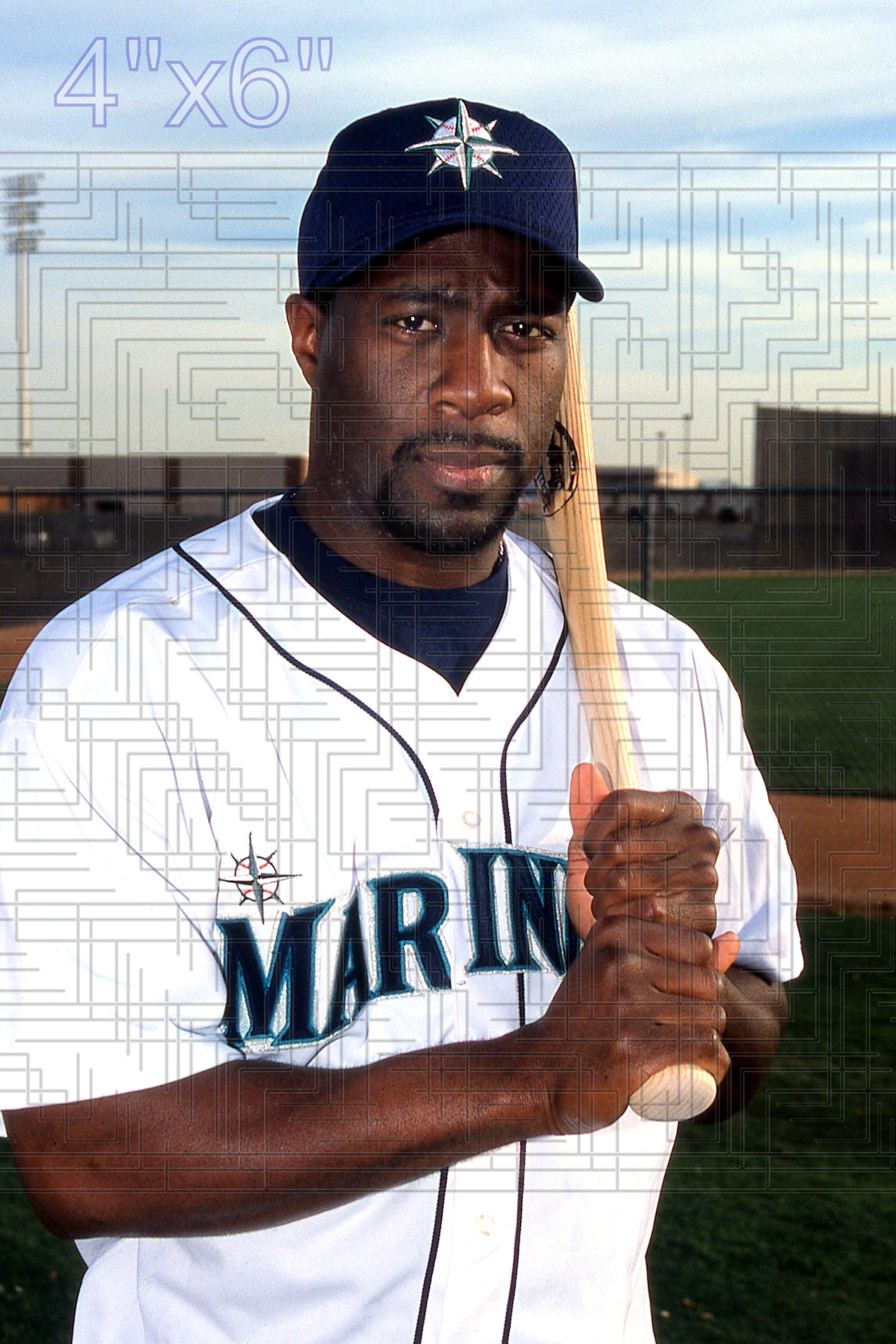 Mark McLemore - 2001 Seattle Mariners - choose a size & style