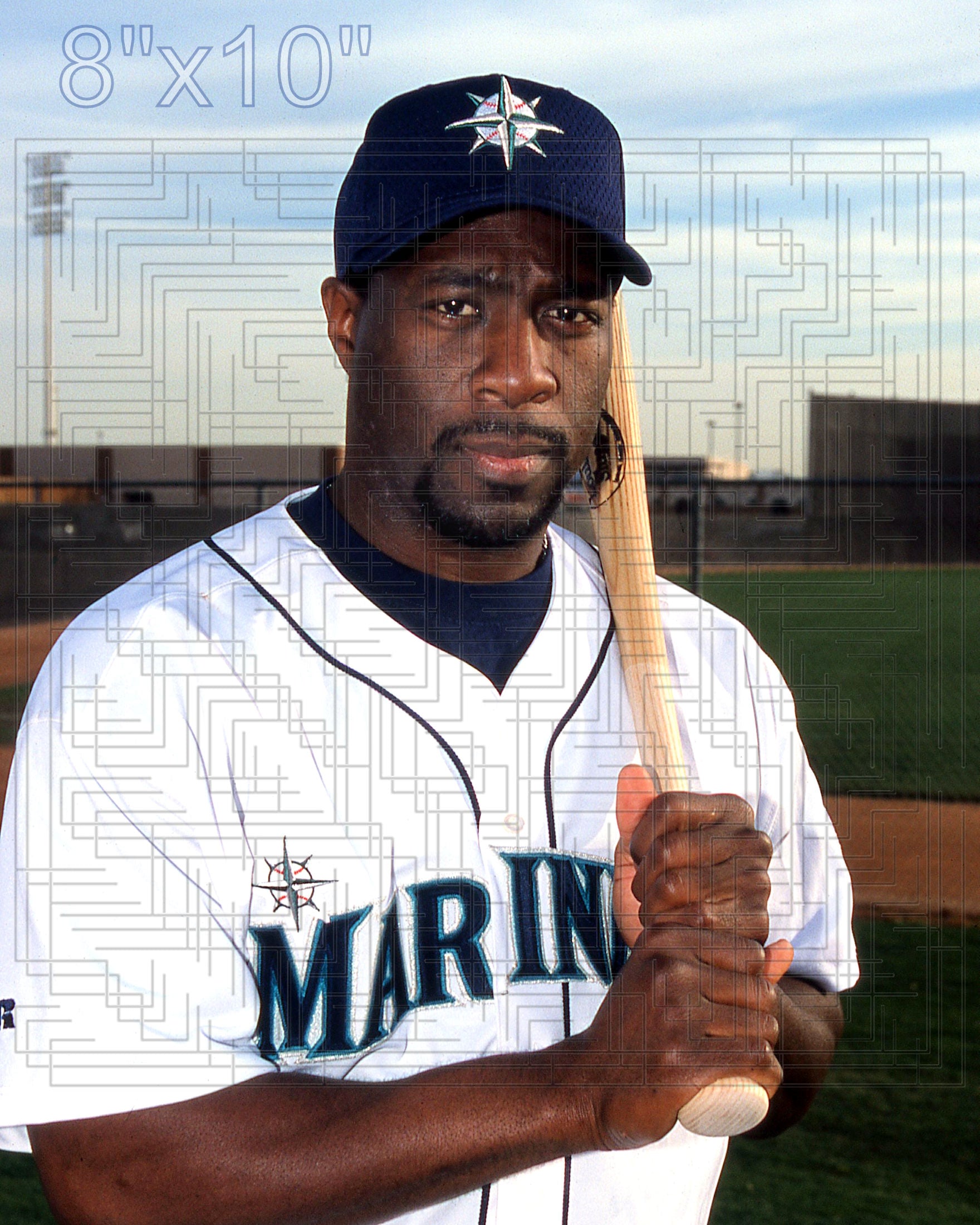 Mark McLemore - 2001 Seattle Mariners - choose a size & style