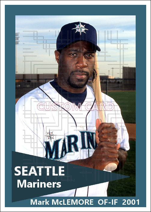 Mark McLemore - 2001 Seattle Mariners - choose a size & style