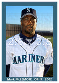 Mark McLemore - 2002 Seattle Mariners - choose a size & style