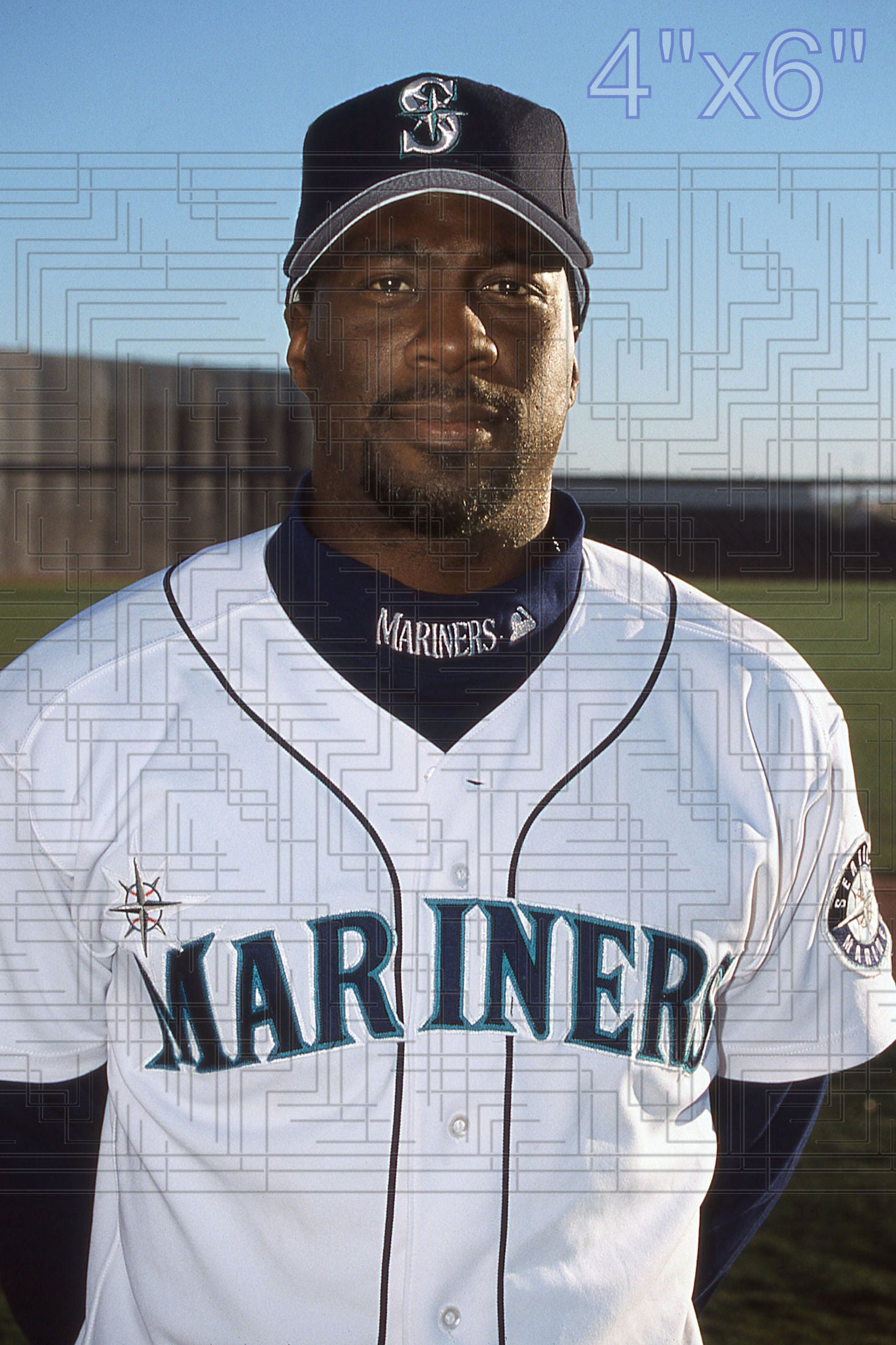 Mark McLemore - 2002 Seattle Mariners - choose a size & style