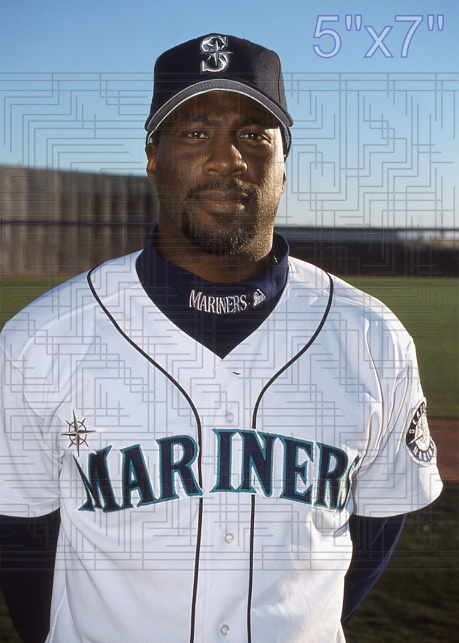 Mark McLemore - 2002 Seattle Mariners - choose a size & style