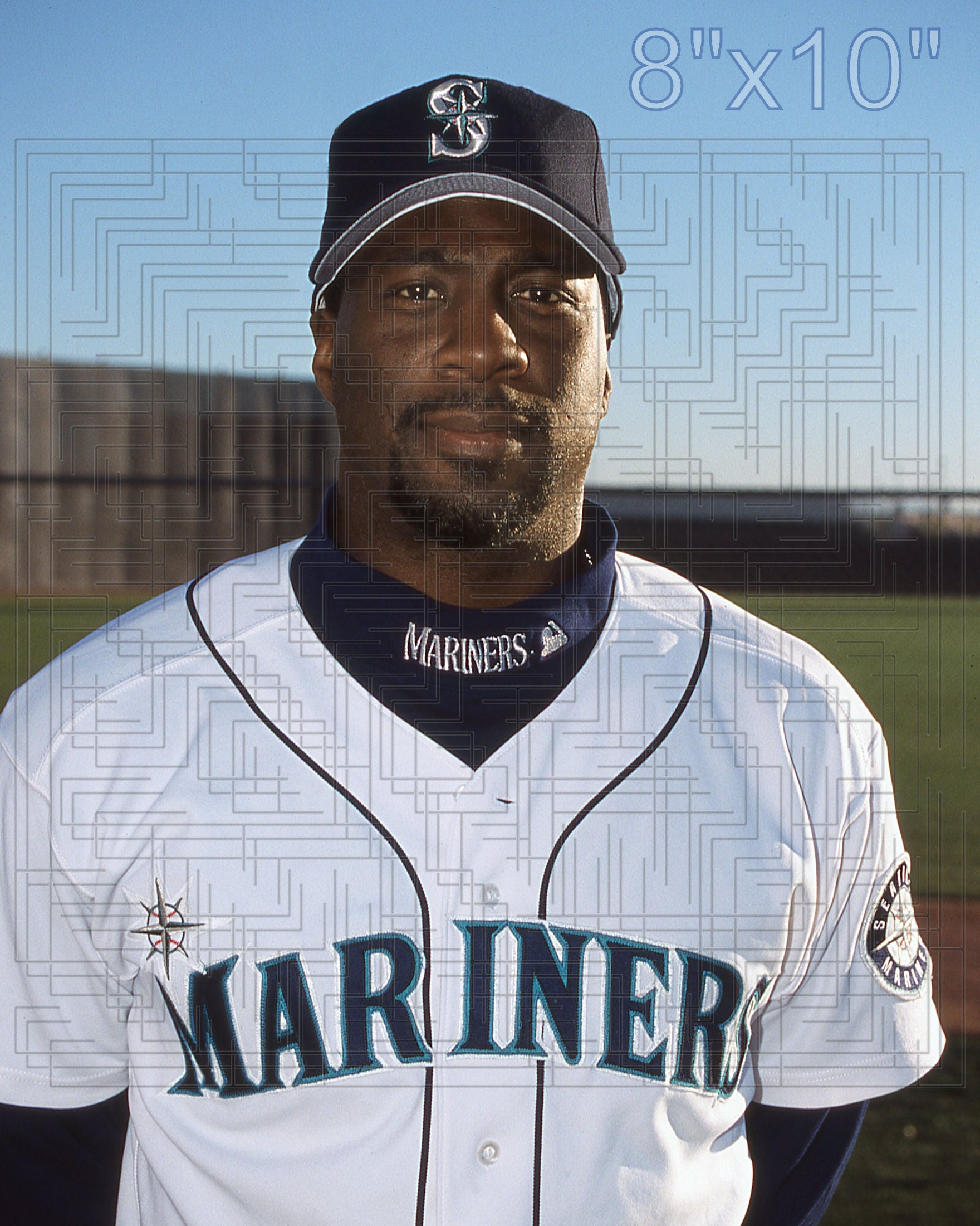 Mark McLemore - 2002 Seattle Mariners - choose a size & style