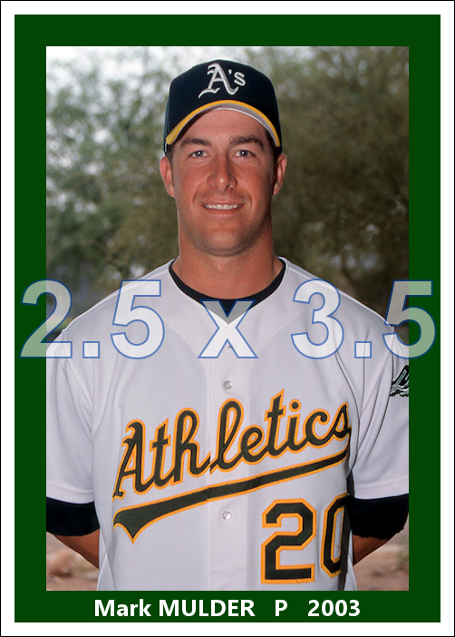 Mark Mulder - 2003 Oakland Athletics - choose a size & style