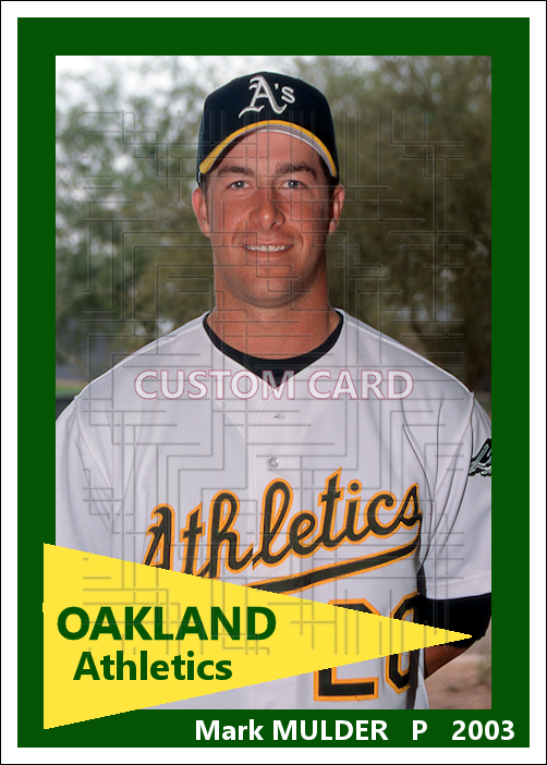 Mark Mulder - 2003 Oakland Athletics - choose a size & style