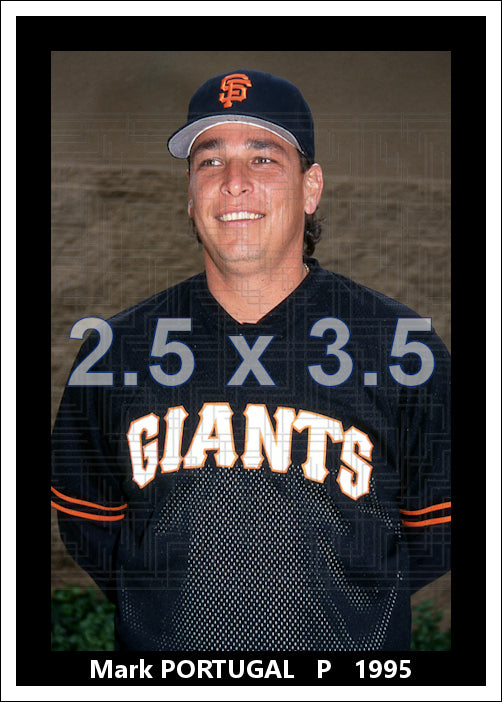 Mark Portugal - 1995 San Francisco Giants - choose a size & style