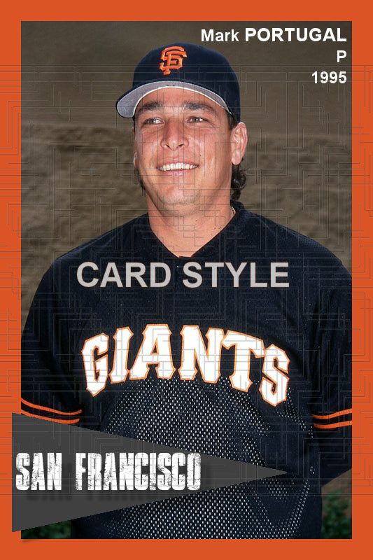 Mark Portugal - 1995 San Francisco Giants - choose a size & style