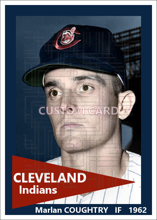 Marlan Coughtry - 1962 Cleveland Indians - choose a size & style