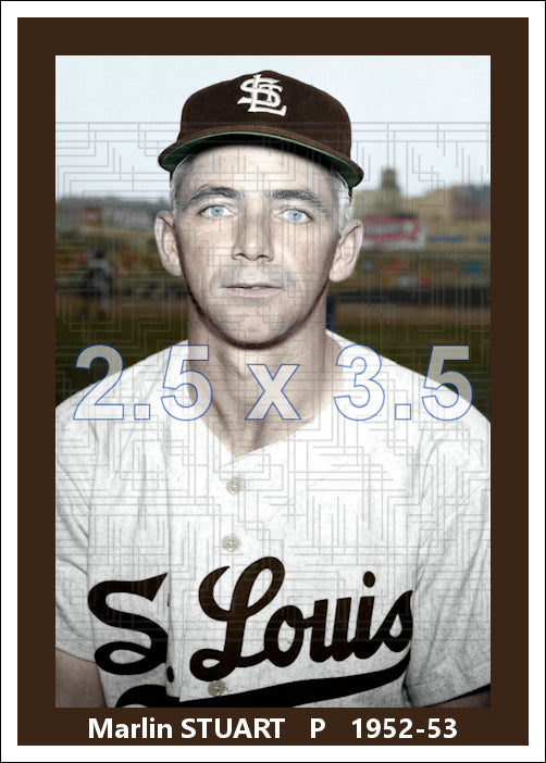 Marlin Stuart - 1952-53 St. Louis Browns - choose a size & style