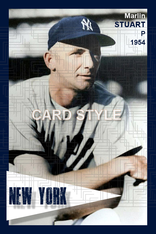 Marlin Stuart - 1954 New York Yankees - choose a size & style
