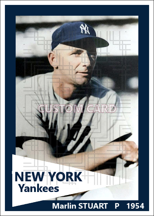 Marlin Stuart - 1954 New York Yankees - choose a size & style