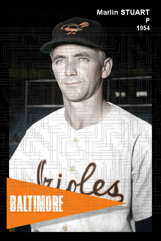 Marlin Stuart - 1954 Baltimore Orioles - choose a size & style
