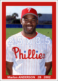 Marlon Anderson - 2002 Philadelphia Phillies - choose a size & style