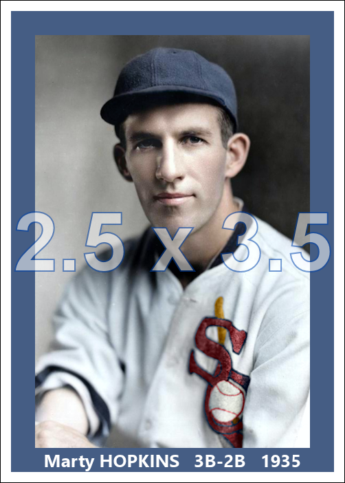 Marty Hopkins - 1935 Chicago White Sox - choose a size & style