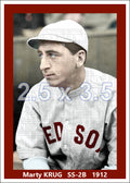 Marty Krug - 1912 Boston Red Sox - choose a size & style