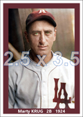 Marty Krug - 1924 Los Angeles Angels - choose a size & style