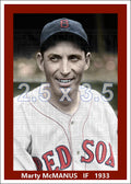 Marty McManus - 1933 Boston Red Sox - choose a size & style