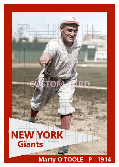 Marty O'Toole - 1914 New York Giants - choose a size & style