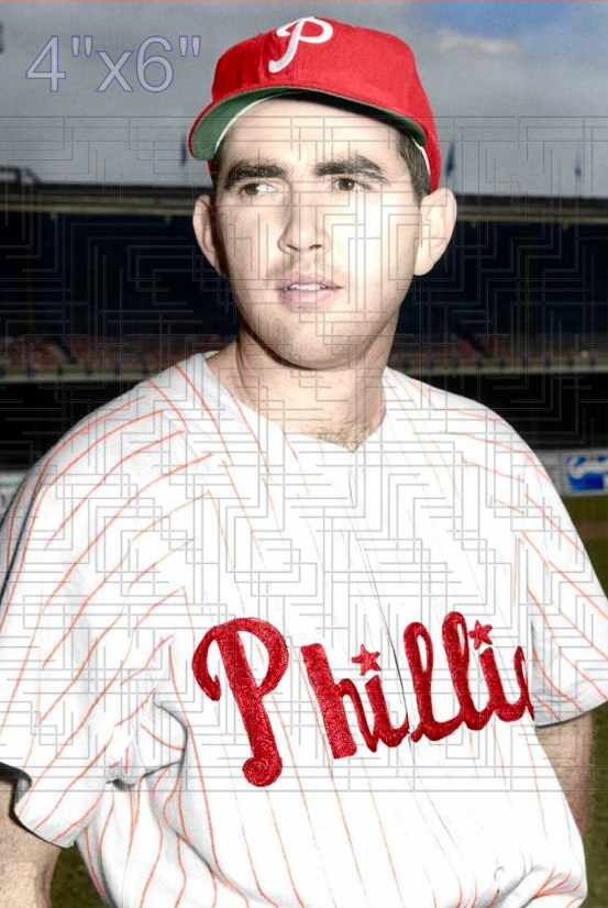 Marv Blaylock - 1955 Philadelphia Phillies - choose a size & style