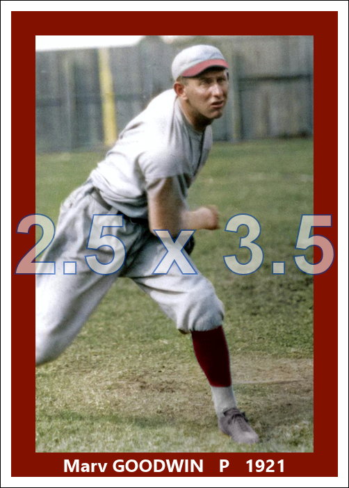 Marv Goodwin - 1921 St. Louis Cardinals - choose a size & style