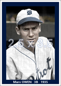 Marv Owen - 1935 Detroit Tigers - choose a size & style