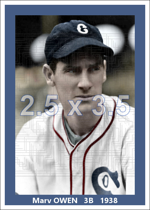 Marv Owen - 1938 Chicago White Sox - choose a size & style
