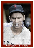 Marv Owen - 1940 Boston Red Sox - choose a size & style