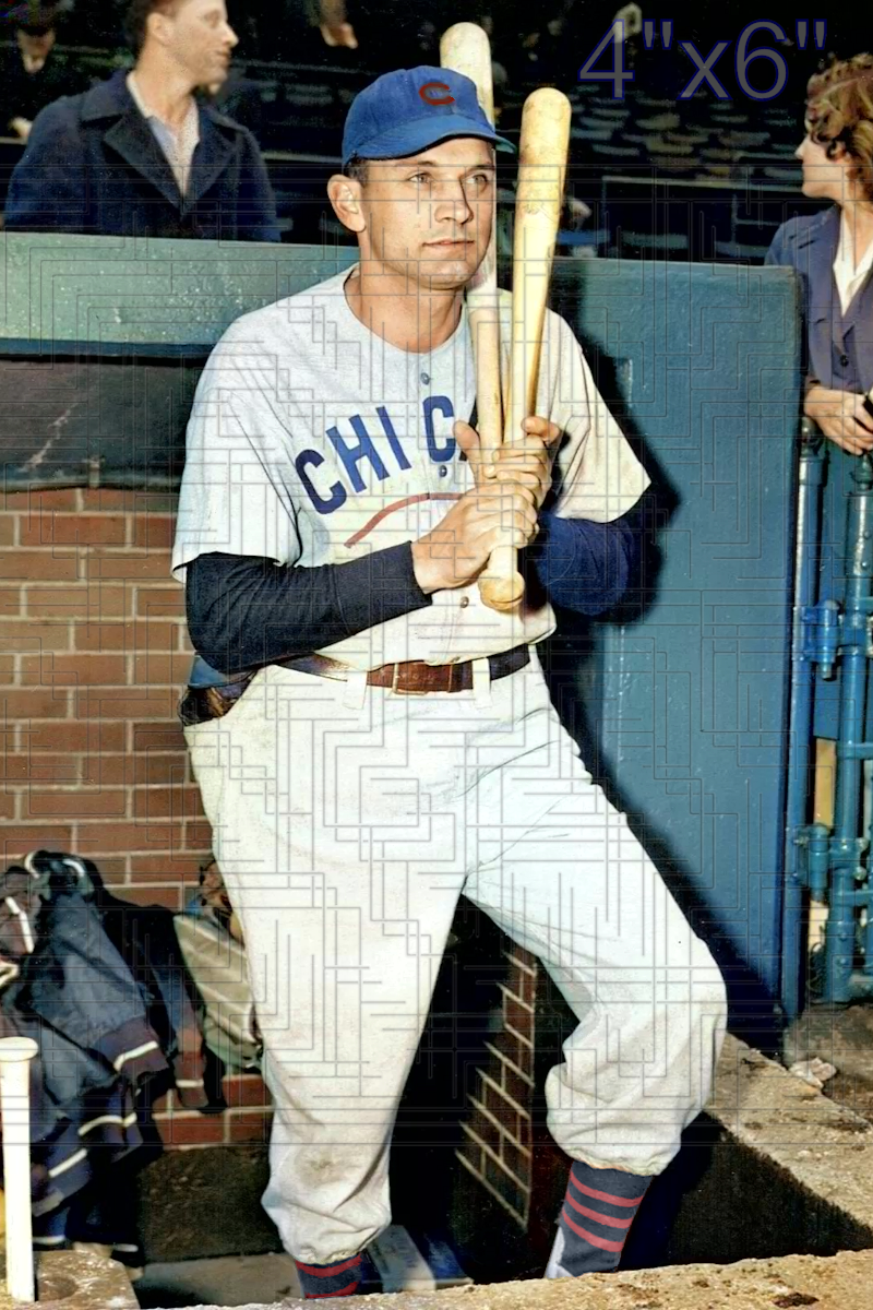 Marv Rickert - 1946 Chicago Cubs - choose a size & style