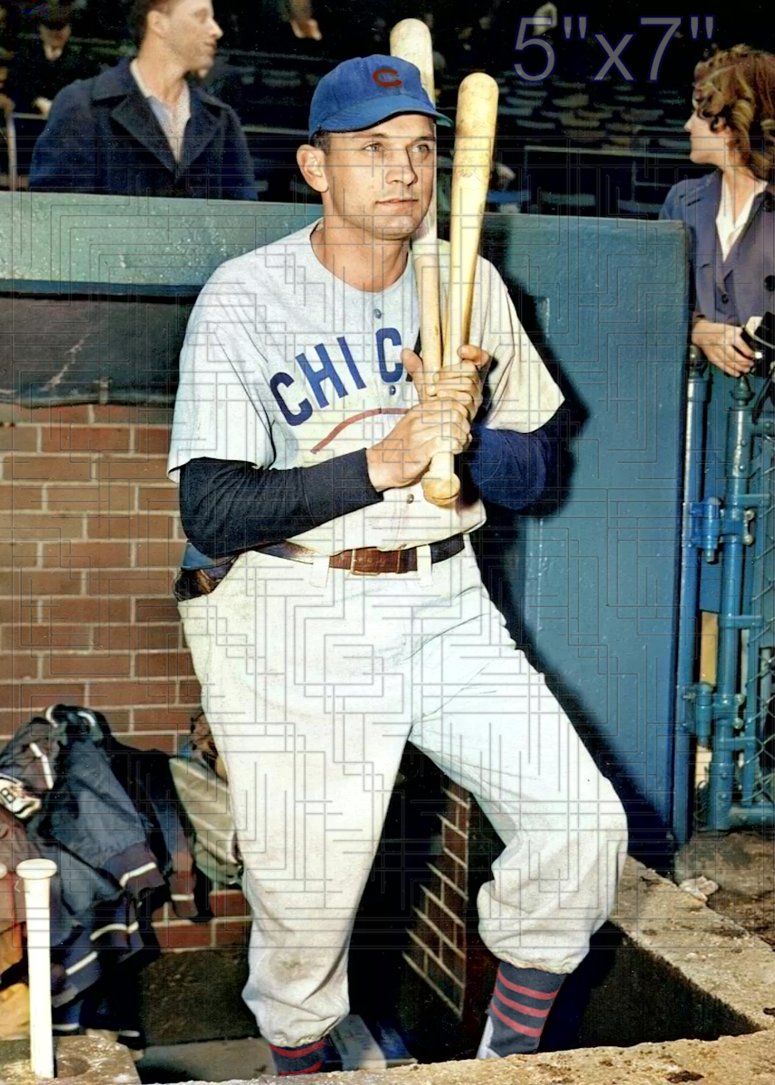 Marv Rickert - 1946 Chicago Cubs - choose a size & style