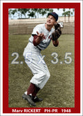 Marv Rickert - 1948 Cincinnati Reds - choose a size & style