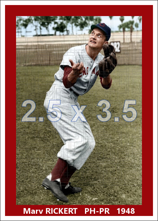 Marv Rickert - 1948 Cincinnati Reds - choose a size & style