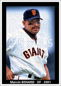 Marvin Benard - 2001 San Francisco Giants - choose a size & style
