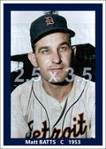 Matt Batts - 1953 Detroit Tigers - choose a size & style