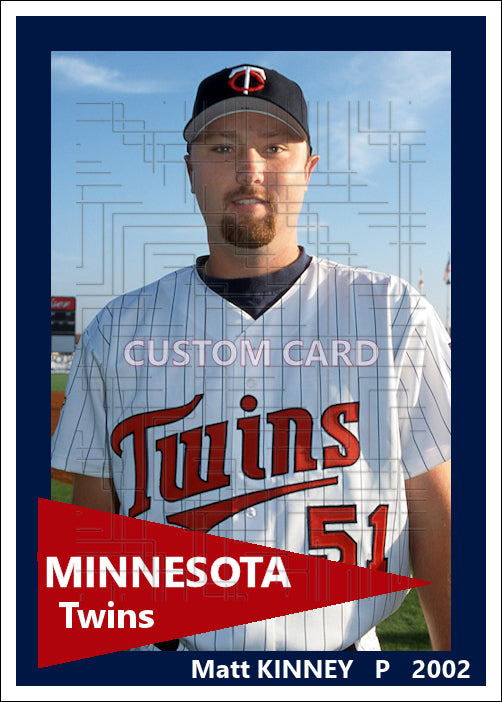Matt Kinney - 2002 Minnesota Twins - choose a size & style