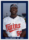 Matt Lawton - 2001 Minnesota Twins - choose a size & style