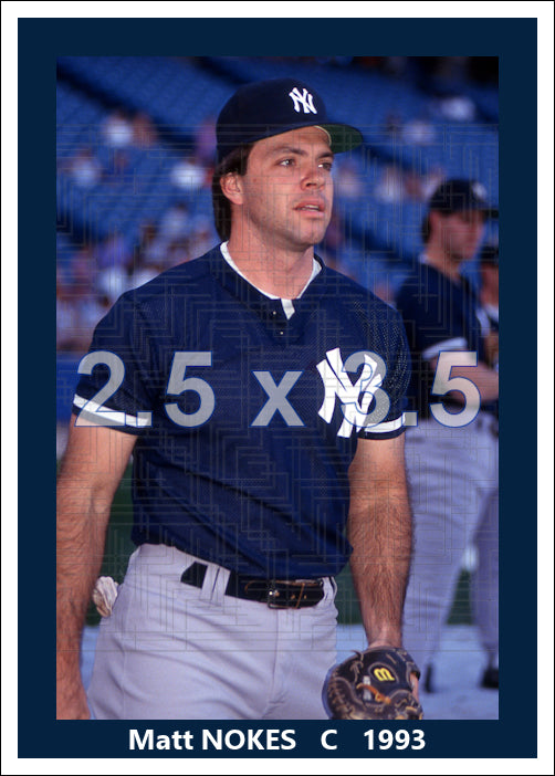 Matt Nokes - 1993 New York Yankees - choose a size & style