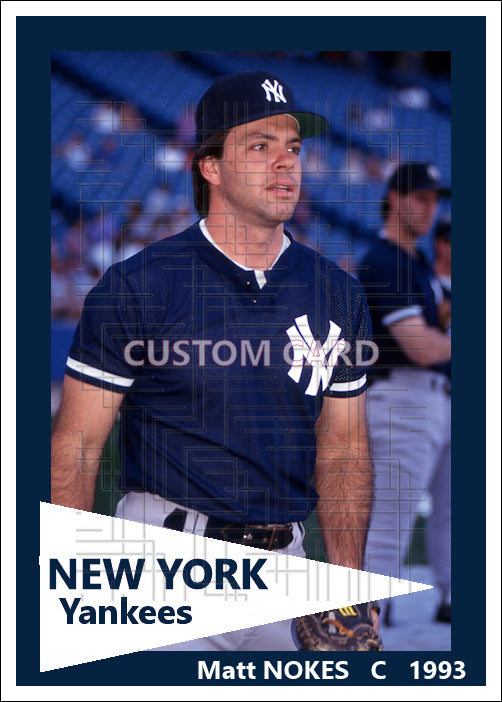 Matt Nokes - 1993 New York Yankees - choose a size & style