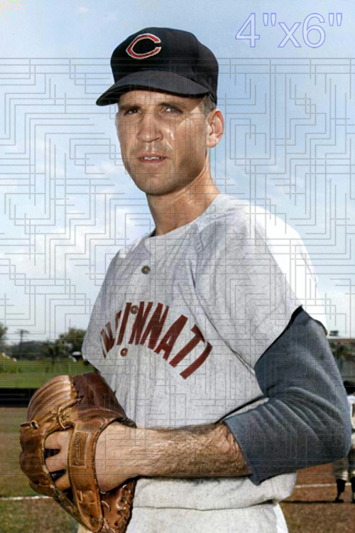 Maurice Fisher - 1955 Cincinnati Reds - choose a size & style
