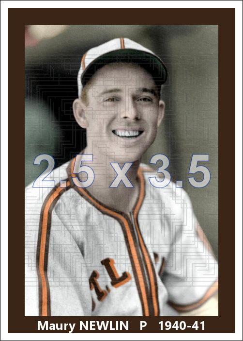 Maury Newlin - 1940-41 St. Louis Browns - choose a size & style