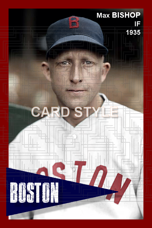 Max Bishop - 1935 Boston Red Sox - choose a size & style