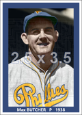 Max Butcher - 1938 Philadelphia Phillies - choose a size & style