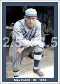 Max Flack - 1918 Chicago Cubs - choose a size & style