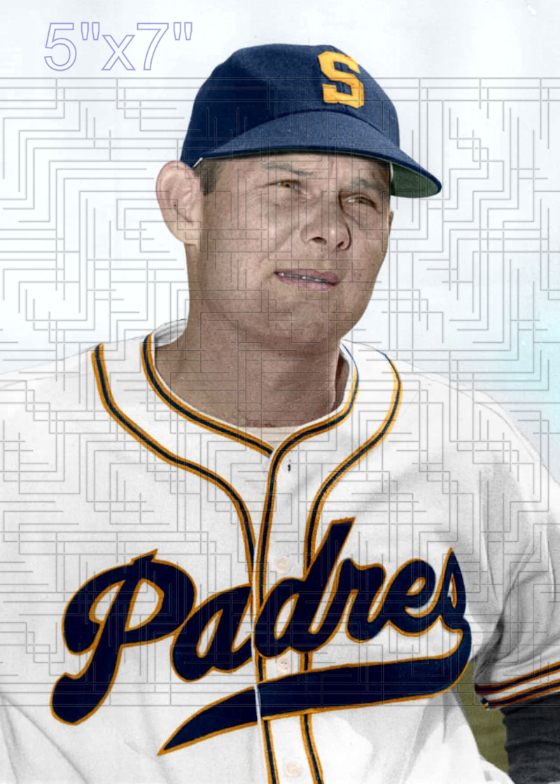 Max West - 1947-50 San Diego Padres - choose a size & style
