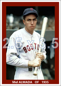 Mel Almada - 1935 Boston Red Sox - choose a size & style