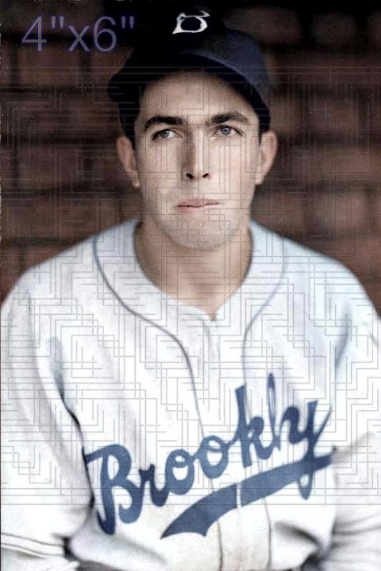 Mel Almada - 1939 Brooklyn Dodgers - choose a size & style