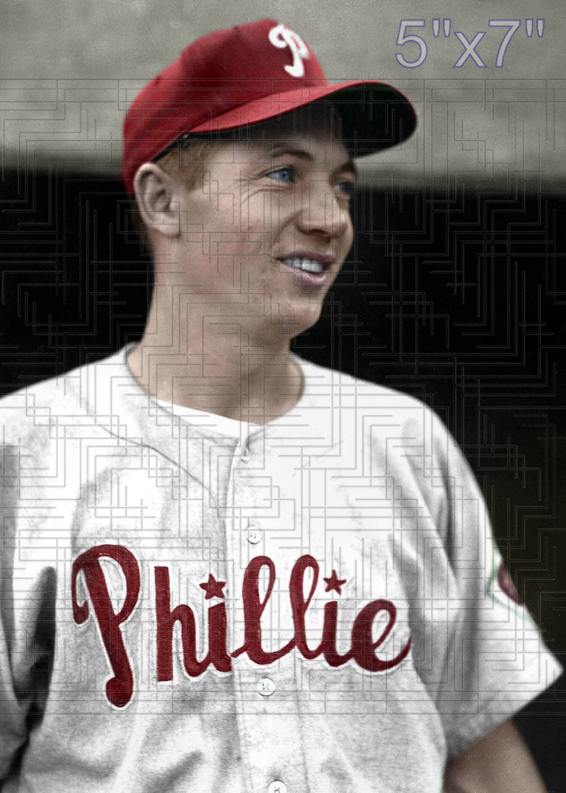 Mel Clark - 1951 Philadelphia Phillies - choose a size & style