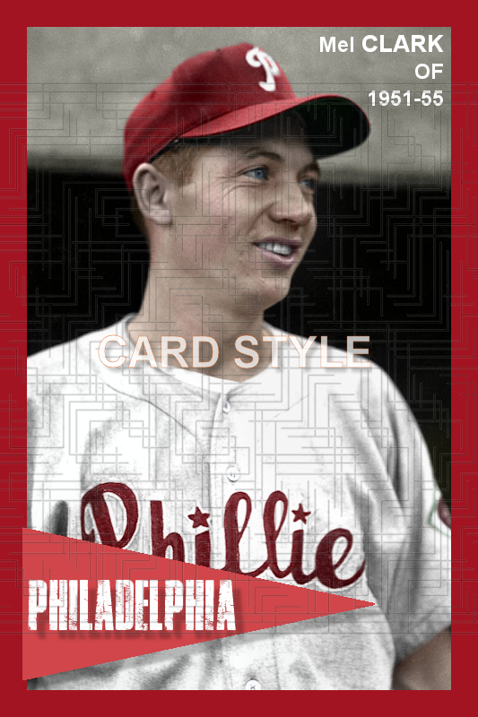 Mel Clark - 1951 Philadelphia Phillies - choose a size & style