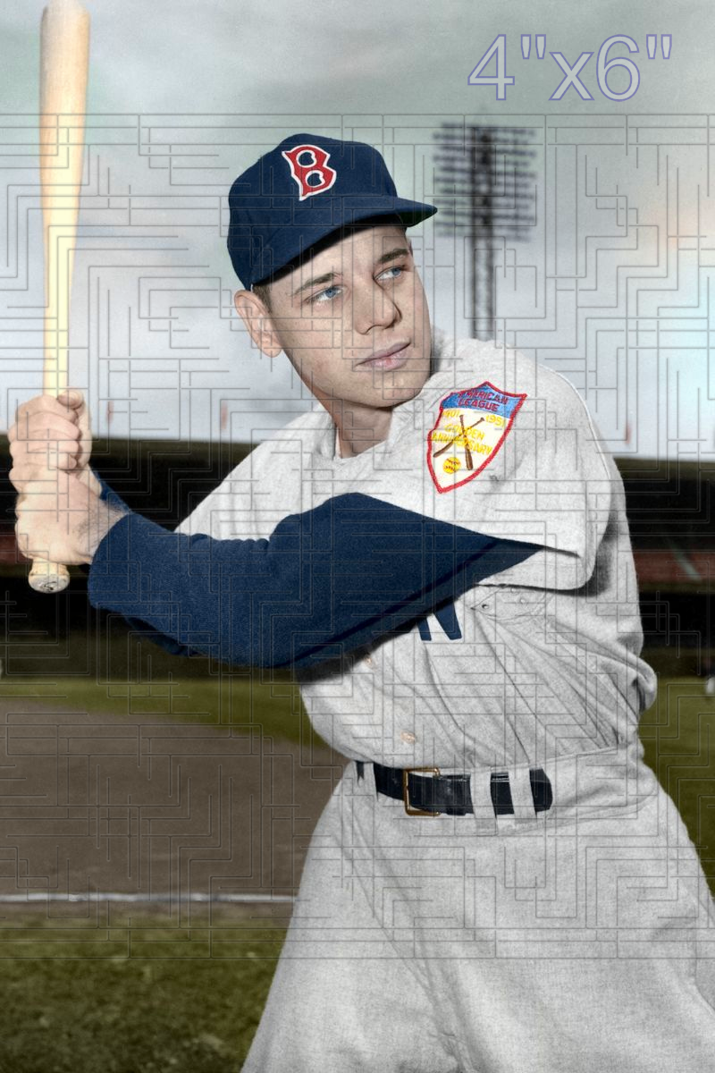 Mel Hoderlein - 1951 Boston Red Sox - choose a size & style