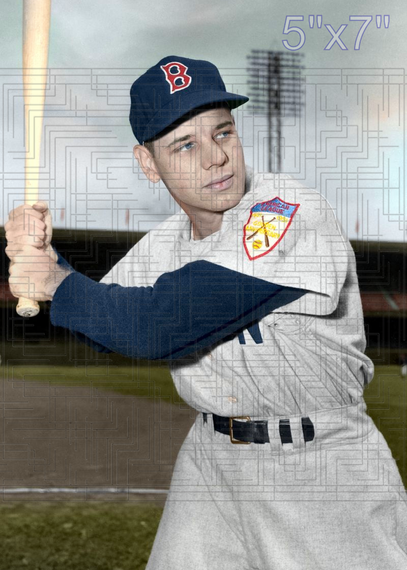 Mel Hoderlein - 1951 Boston Red Sox - choose a size & style