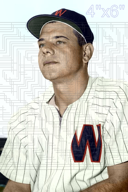 Mel Hoderlein - 1953 Washington Senators - choose a size & style